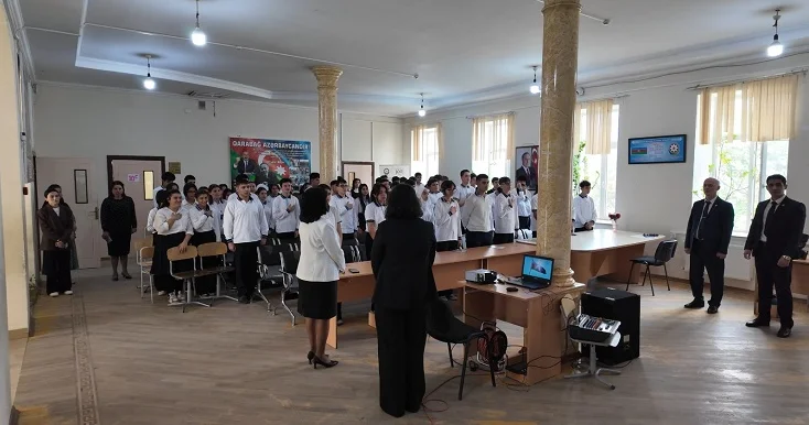 Bakı şəhəri Sabunçu rayonu 215 N li tam orta məktəbdə vərəmə qarşı maarifləndirici tədbir keçirildi