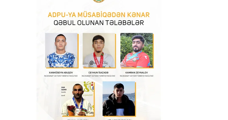 Bu il Pedaqoji Universitetə beş nəfər müsabiqədənkənar qaydada qəbul olunub