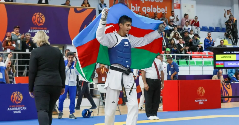 Azərbaycanın ilk taekvondo qızılını qazanan Ziya Həsənli: “Çox sevinirəm” FOTO