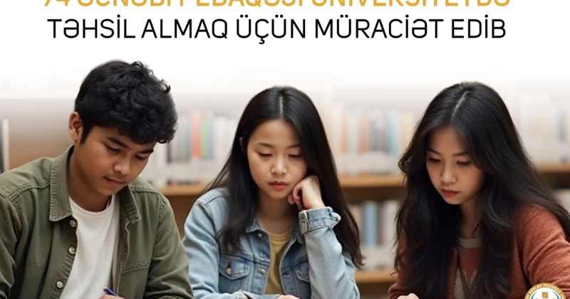 Yetmiş dörd nəfər xarici vətəndaş Pedaqoji Universitetdə təhsil almaq üçün müraciət edib