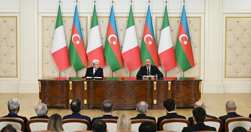 Prezidentlər mətbuata açıqlamalar verdilər Yenilənib+Fotolar