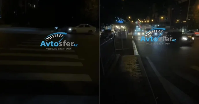 Yasamaldakı bu “zebra” piyadalar üçün təhlükə yaradır VİDEO