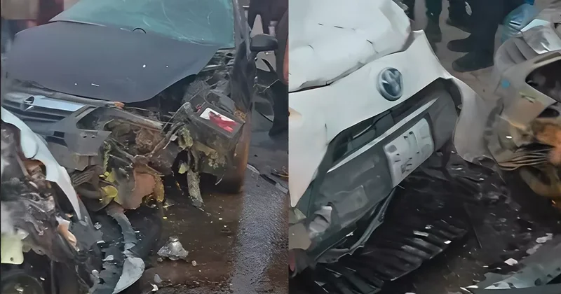 Лобовое столкновение автомобилей в Баку погубило жизни людей ВИДЕО