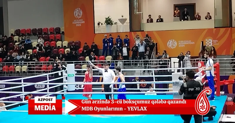 Gün ərzində 3 cü boksçumuz qələbə qazandı