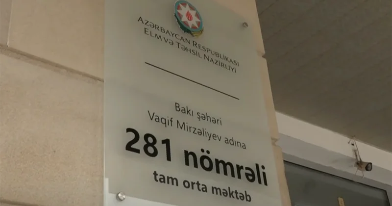 281 nömrəli məktəbdə QALMAQAL