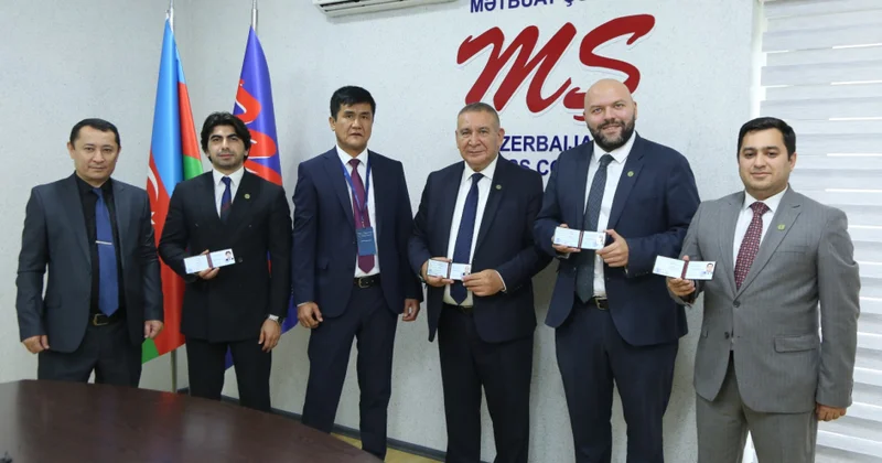 İki ölkə mediası Mətbuat Şurasında bir araya gəldi FOTO