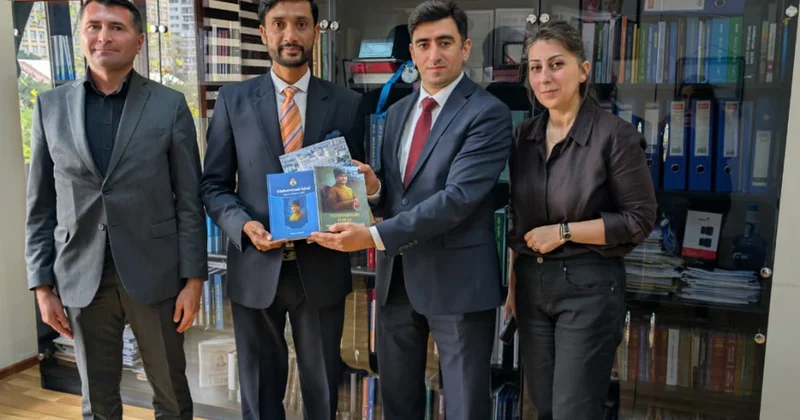 Pakistanlı tədqiqatçı Ədəbiyyat İnstitutunun qonağı olub