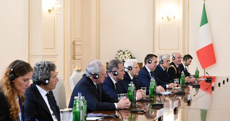 Sercio Mattarella: Biz xüsusilə də ölkələrimiz arasındakı strateji tərəfdaşlığa mühüm dəyər veririk