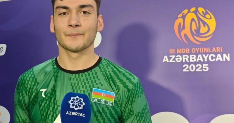 Voleybol millisinin oyunçusu: Sevincliyəm ki, III MDB Oyunlarında komanda olaraq birinci qələbəmizi qazandıq