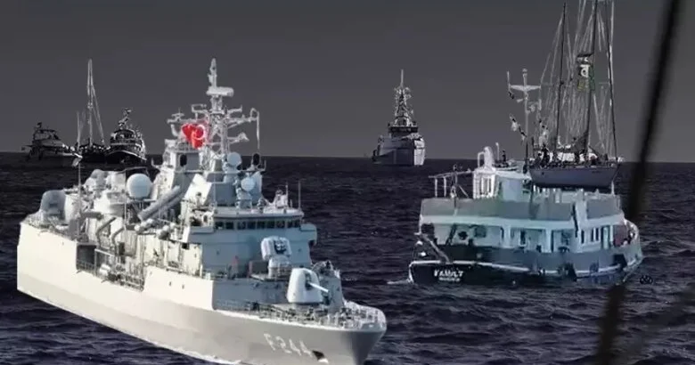 Türkiyənin döyüş gəmiləri Qəzzaya yaxınlaşır