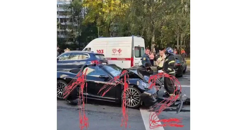 Массовая авария с участием дорогих иномарок в Москве ВИДЕО