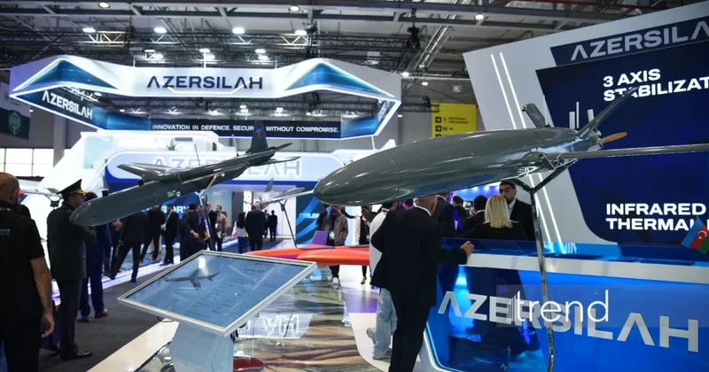 Новые азербайджанские дроны QIRAT и ARROW на ADEX 2026 ФОТО
