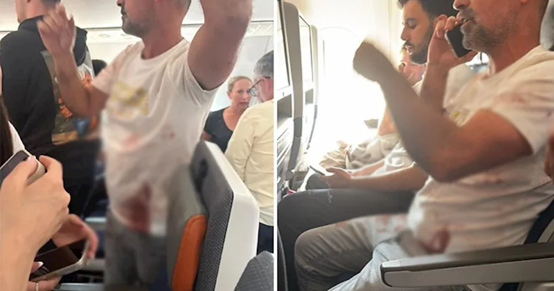Pilotlar arasında dava olub, təyyarəni sərnişinlər idarə edib Fotolar