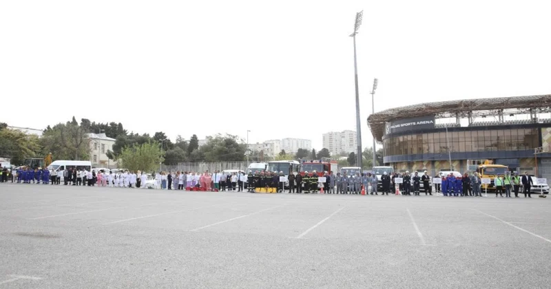 FHN in Bakı Regional Mərkəzi mülki müdafiə məşqləri keçirib