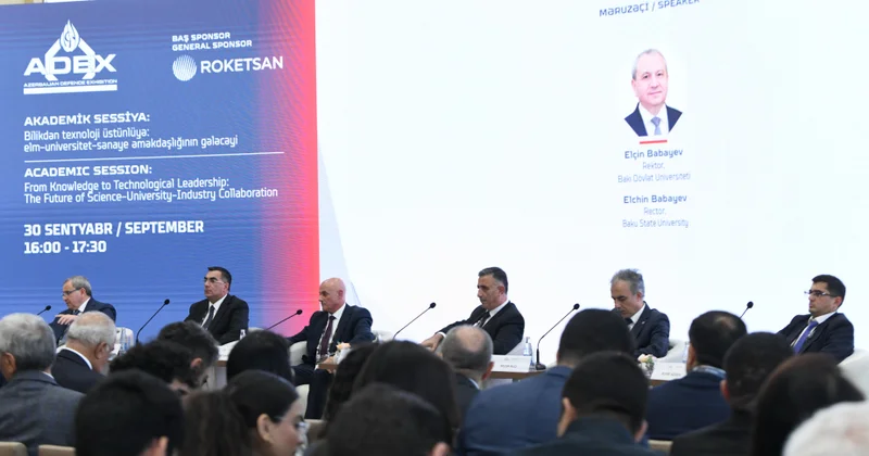 “ADEX 2026”: BDU rektoru elm universitet sənaye əməkdaşlığının vacibliyini diqqətə çatdırıb