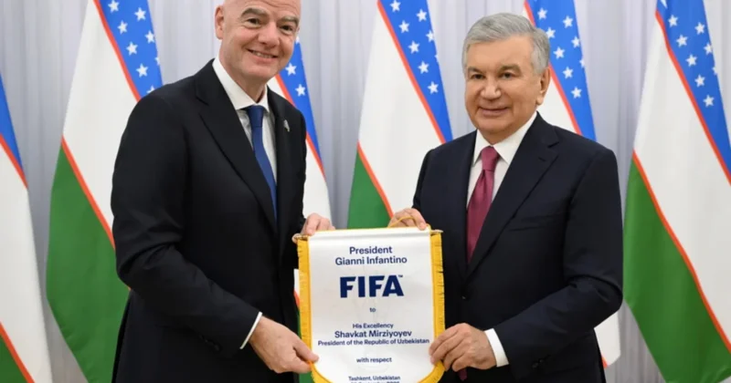 Мирзиеев и Инфантино обсудили совместный с Азербайджаном чемпионат мира