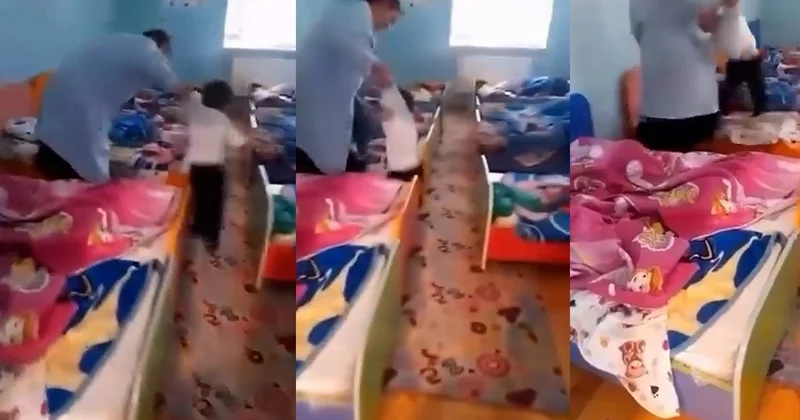 Sosial şəbəkələrdə bağçada zorakılıqla bağlı görüntülər yayıldı Dayə işdən çıxarıldı