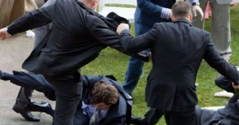 Sərxoş qazilər iki nəfəri Maşına zorla mindirib döydülər