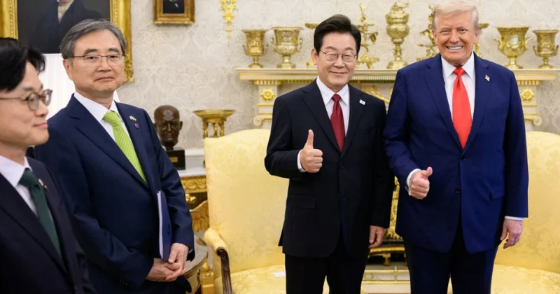 ABŞ Prezidenti Cənubi Koreya ilə 350 milyard dollarlıq ticarət sazişi imzalayıb