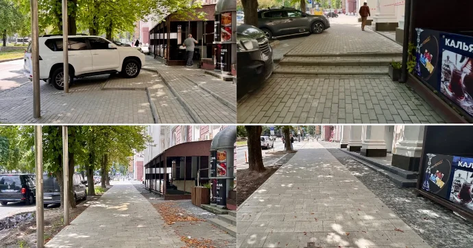 Maşınların səkiləri zəbt etməsinin qarşısı necə alınmalıdır? UKRAYNA NÜMUNƏSİ FOTO