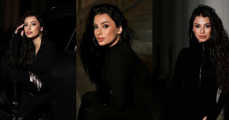 Pərvanədən qara libasla FOTOSESSİYA