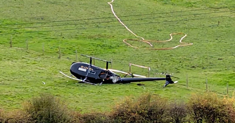 В Британии рухнул вертолет есть погибший ФОТО