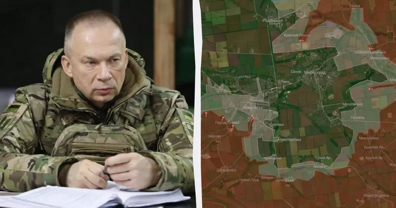 Главком ВСУ опровергает информацию о блокирование войск в Покровске и Купянске