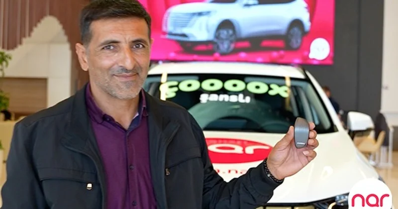 Nar вручил ключи от автомобиля первому победителю лотереи Çoox Şanslı