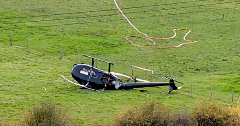 Britaniyada helikopter qəzası nəticəsində ölən və yaralananlar var