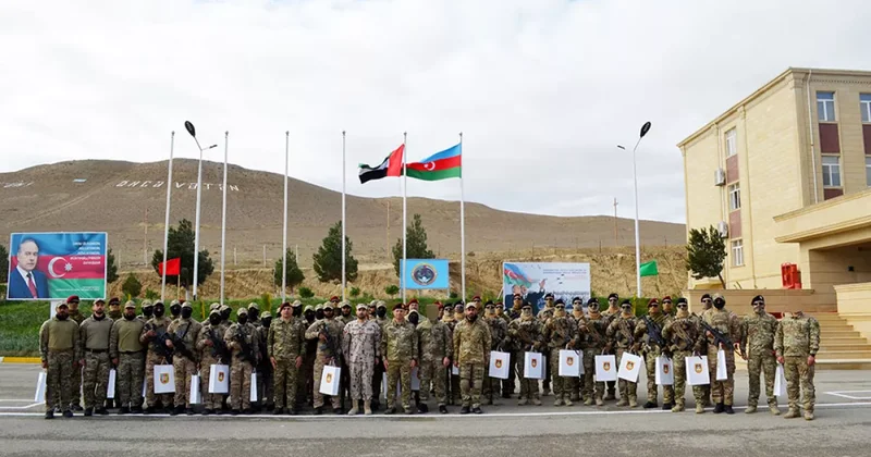 Завершились совместные учения спецназа Азербайджана и ОАЭ ФОТО