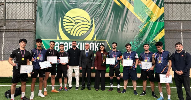 Pedaqoji Universitetdə “Zəfər Günü”nə həsr olunan fakültələrarası futbol turniri yekunlaşıb