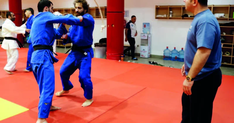 Paracüdoçuların Olimpiya çempionları ilə məşqləri