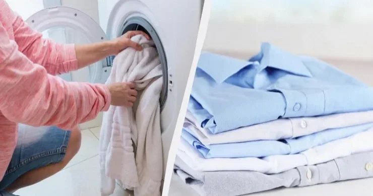Paltarı evdə daha tez qurutmaq üçün yuyanda bu düyməni basın