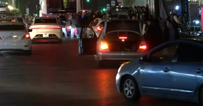 20 Yanvar da taksi xaosu: Polis hərəkətə keçdi VİDEO