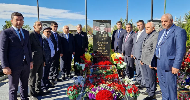 44 günlük Vətən müharibəsi şəhidi Qənimətov Ətraf Oktay oğlunun anım günü qeyd olunub