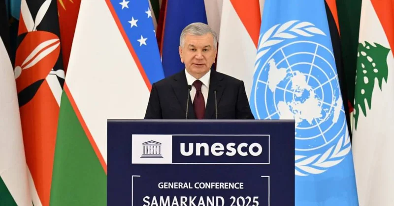 Qədim Səmərqənd şəhərində UNESCO Baş konfransınınn 43 cü sessiyasının açılışı olub