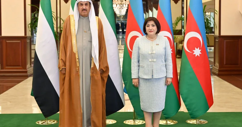 Спикер Милли Меджлиса встретилась с председателем Федерального нацсовета ОАЭ фото