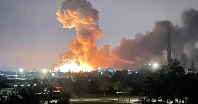 Kiyevdə poçtda partlayış olub Yaralananlar var