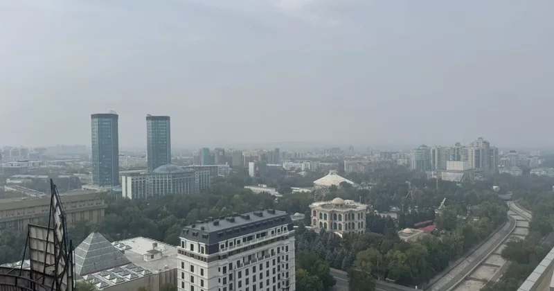 Жители Алматы массово жалуются на запах гари: Не могу открыть окна
