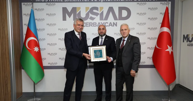 İstanbul Sənaye Palatasının nümayəndə heyəti MÜSİAD Azərbaycanı ziyarət edib FOTO