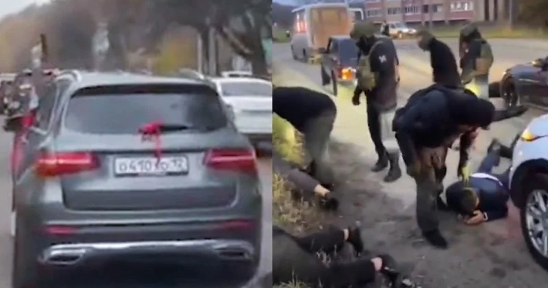 Atəş açan azərbaycanlılar tutuldu: Rusiyada… ANBAAN VİDEO