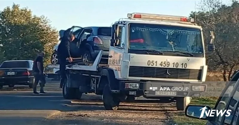 В Бейлагане столкнулись легковые автомобили, пострадали 4 человека ФОТО
