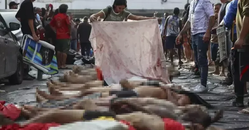 Onlarla insanın meyitini küçəyə düzdülər Braziliyada dəhşət (VİDEO)