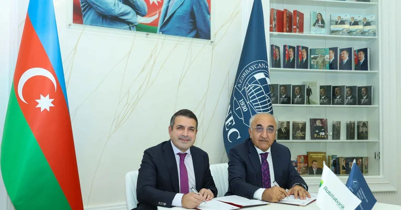 UNEC ilə “Rabitəbank” arasında əməkdaşlıq memorandumu imzalanıb FOTOLAR