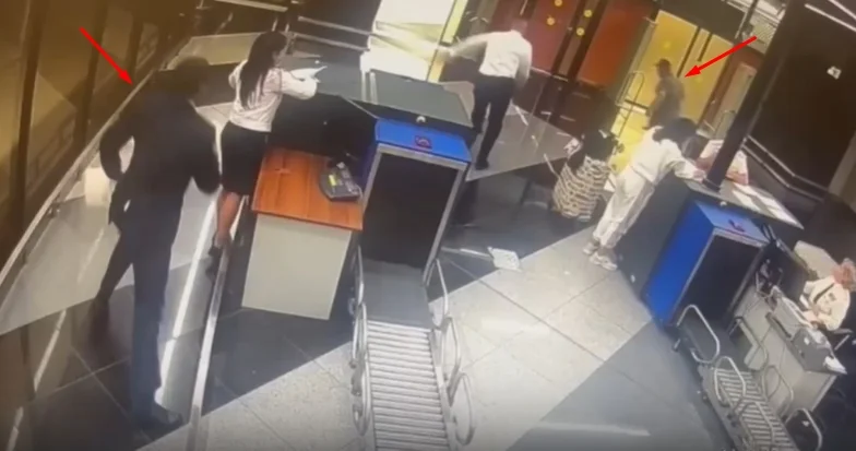 Hava limanında Azərbaycan manatlarını çamadanla qaçırmağa cəhd etdi VİDEO