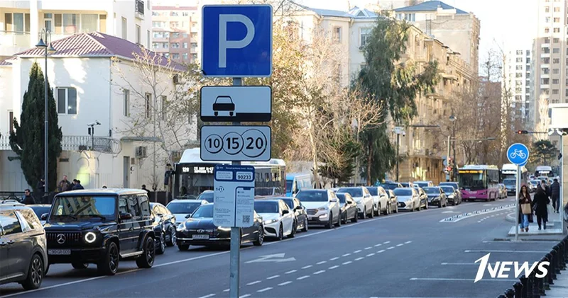 В одном из районов Баку открыто пять новых парковочных площадок