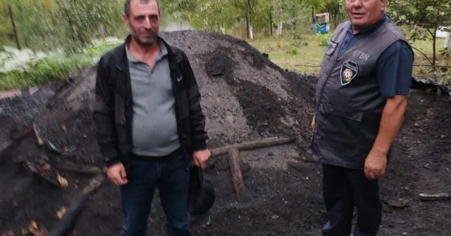 Qanunsuz kömür istehsalı aşkarlandı Təbiətə 66 min manatlıq ziyan vurulub (FOTOLAR)