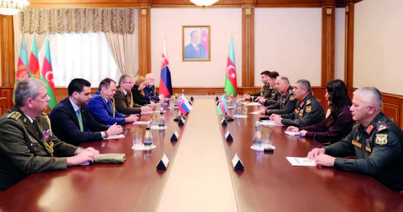 Slovakiya ilə hərbi sahədə əməkdaşlıq genişləndirilir