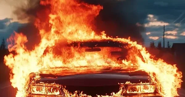 В Дагестане девятиклассница вытащила мальчика из горящей машины