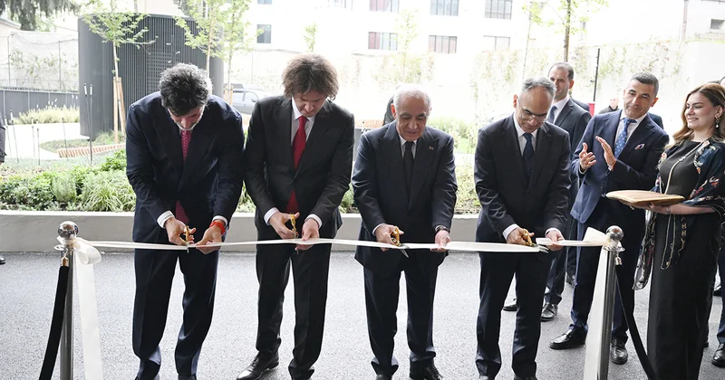 Əli Əsədov və Kobaxidze “ART Riverfront Hotel Tbilisi”nin açılışında Fotolar